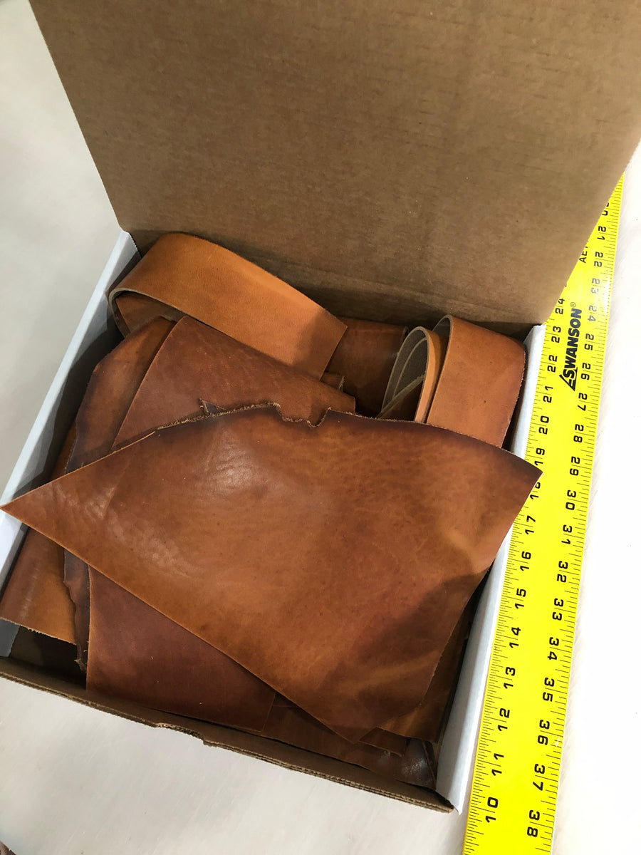 Horween Leather - Scrap box - 2.25 lbs