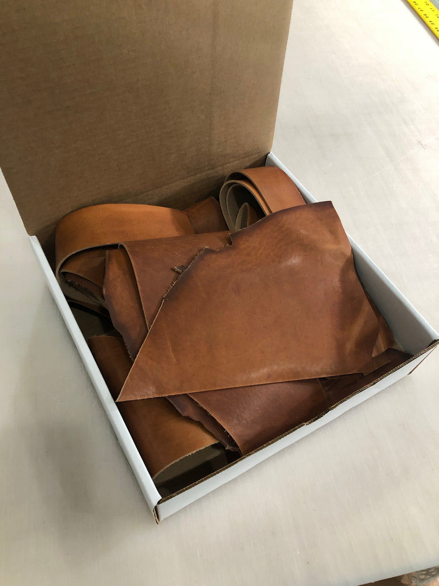 Horween Leather - Scrap box - 2.25 lbs