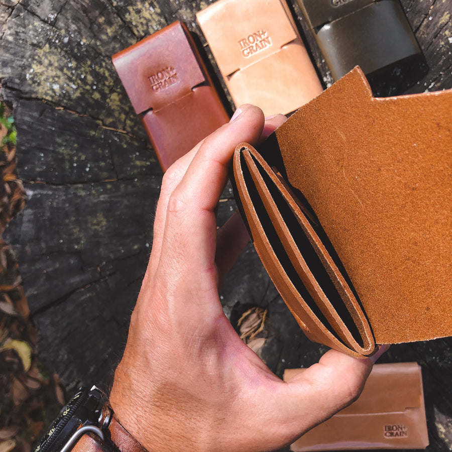 The Ulysses - 'Stitchless' Mens Leather Wallet